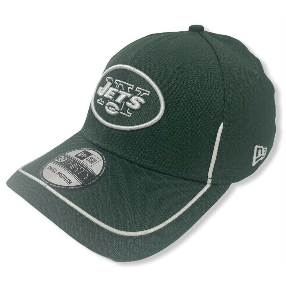 New York Jets Men's New Era 39THIRTY Football Tactelrific Flex Fit Hat Cap
